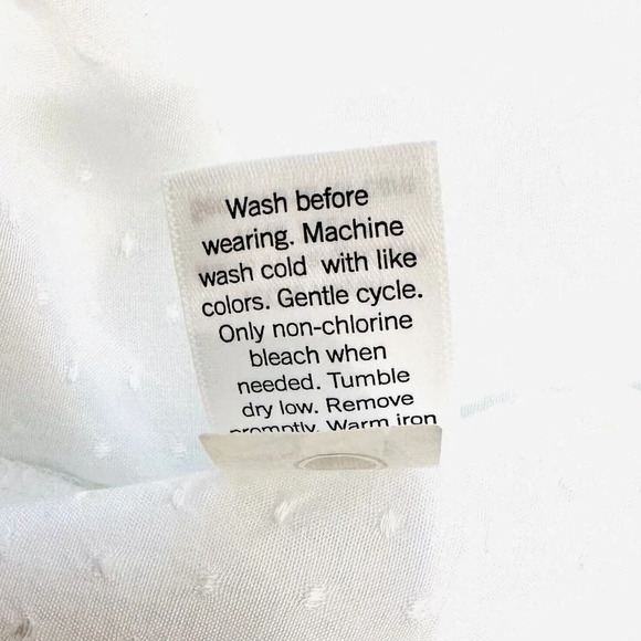 NWT CROFT & BARROW Women Sleeveless Pullover V-Neck 100% Rayon White Shirt Sz 4X - Picture 13 of 13